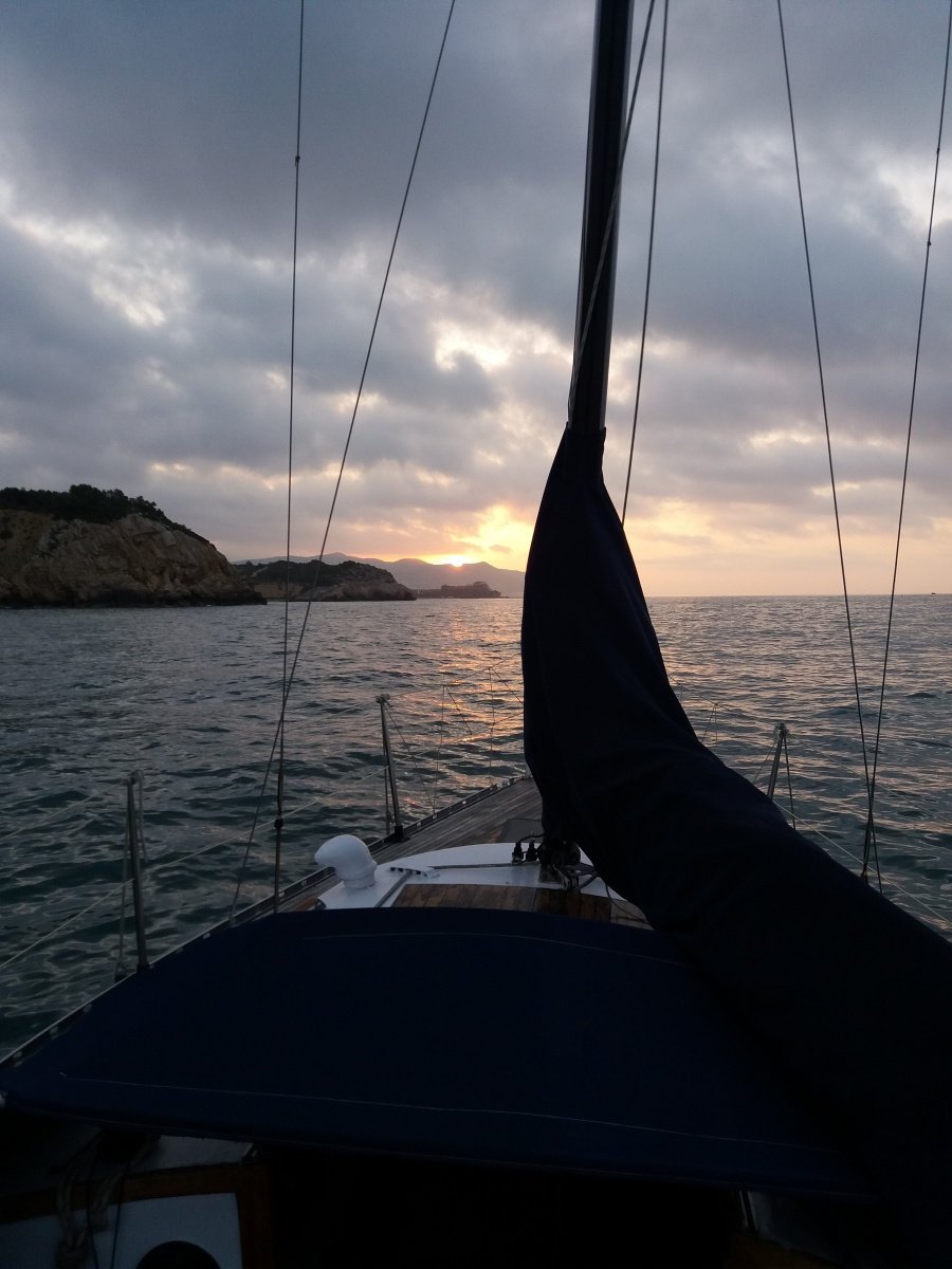 Il mare dal porto di Sitges