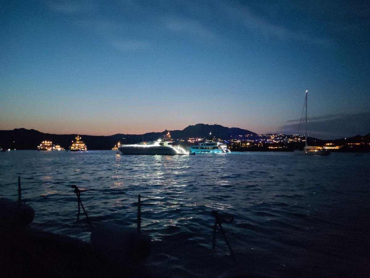 Yoga relaxation at sea