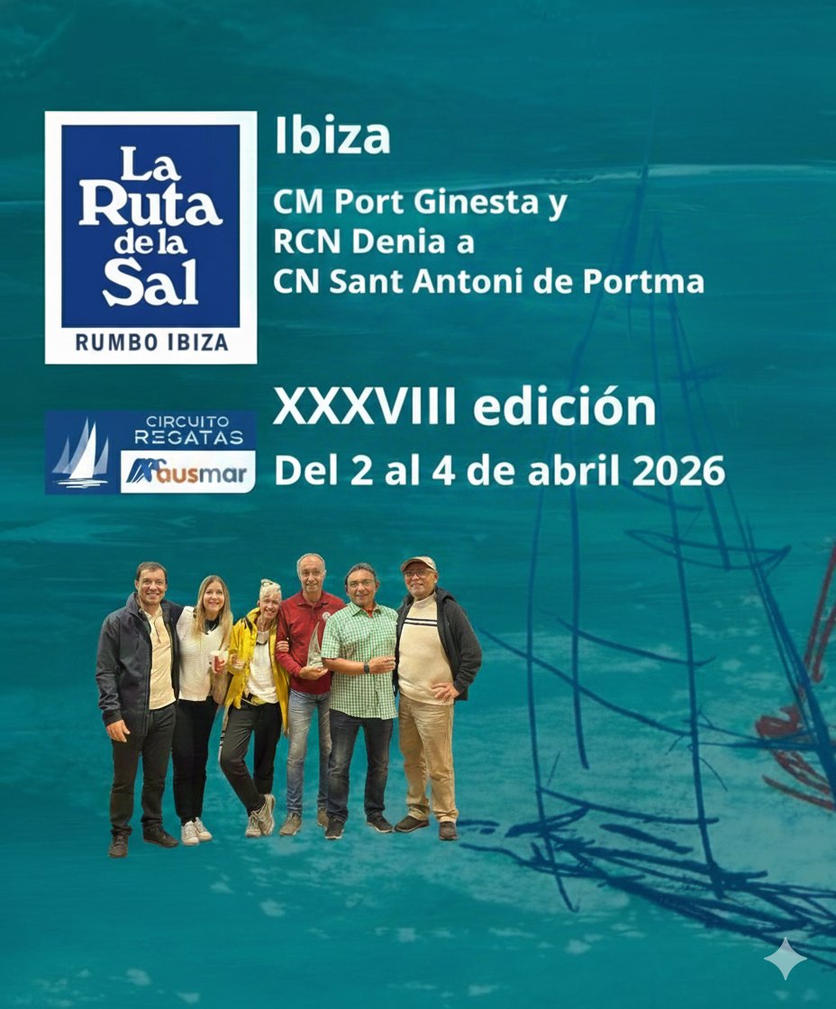 Segeln durch das Mittelmeer während der XXXVI Ruta de la Sal.