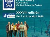 Segeln durch das Mittelmeer während der XXXVI Ruta de la Sal.