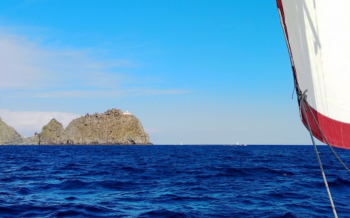 Taking in the sights of the Pontine Islands