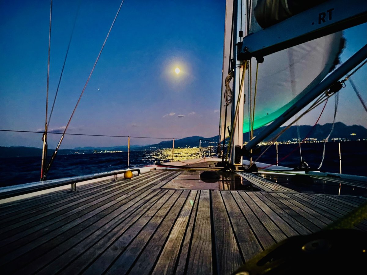 Sailing experience in the Mediterranean