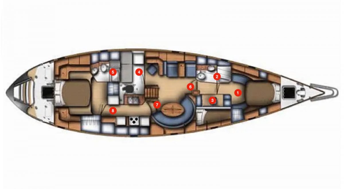 Segelboot - Tayana - 18.9 {{i18n.meters}}