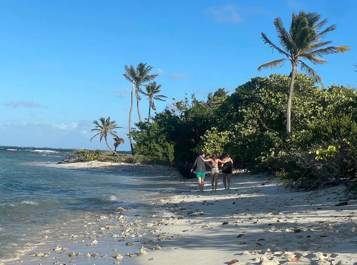 Sonnenuntergang im Karibischen Meer
