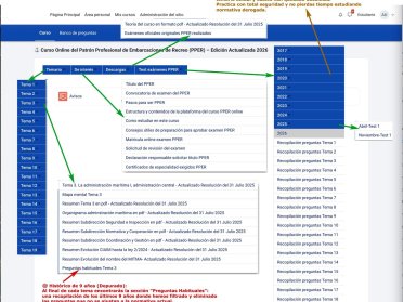 Curso online del PPER (Temario Actualizado Examen Noviembre 2026)
