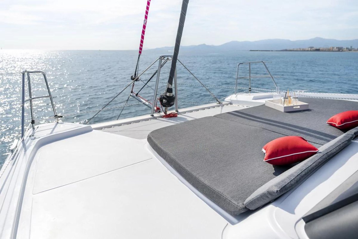 Sail with us at sunset in a catamaran