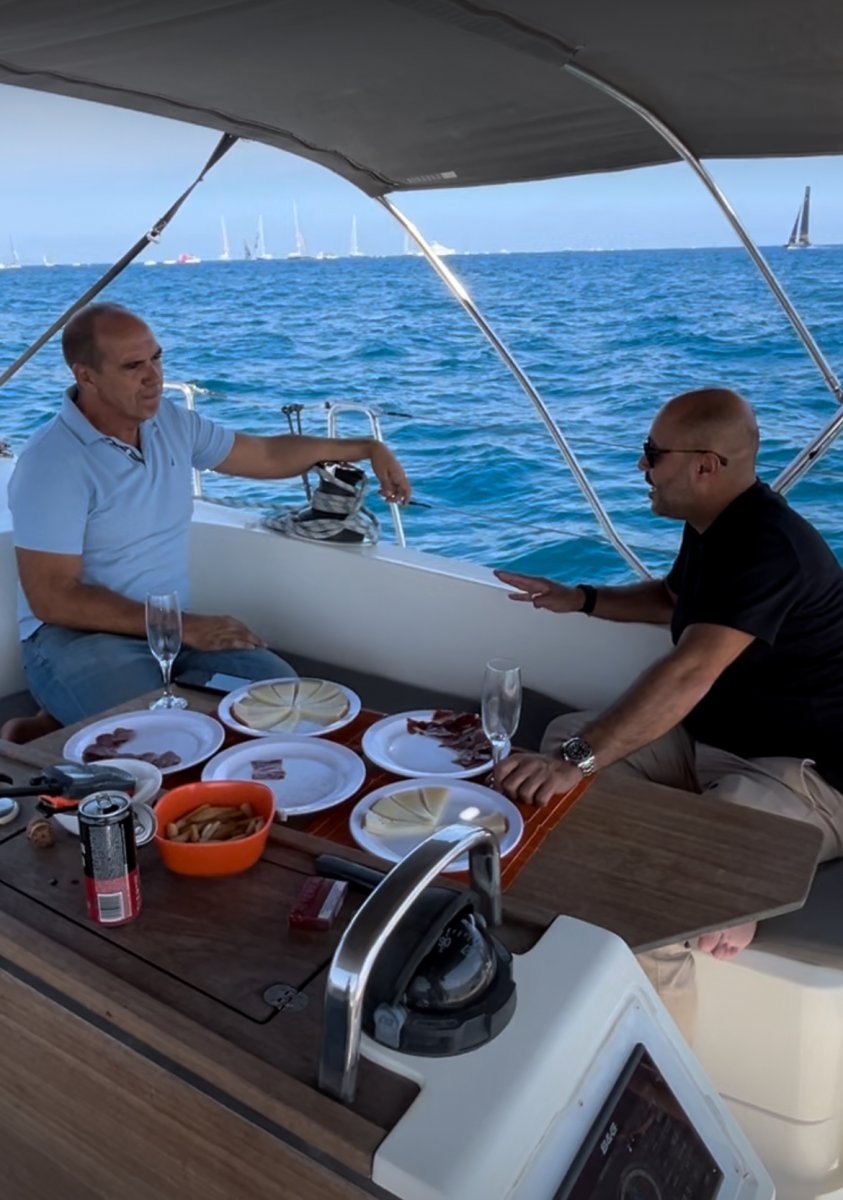 Experiencia de la Copa América en Barcelona en barco
