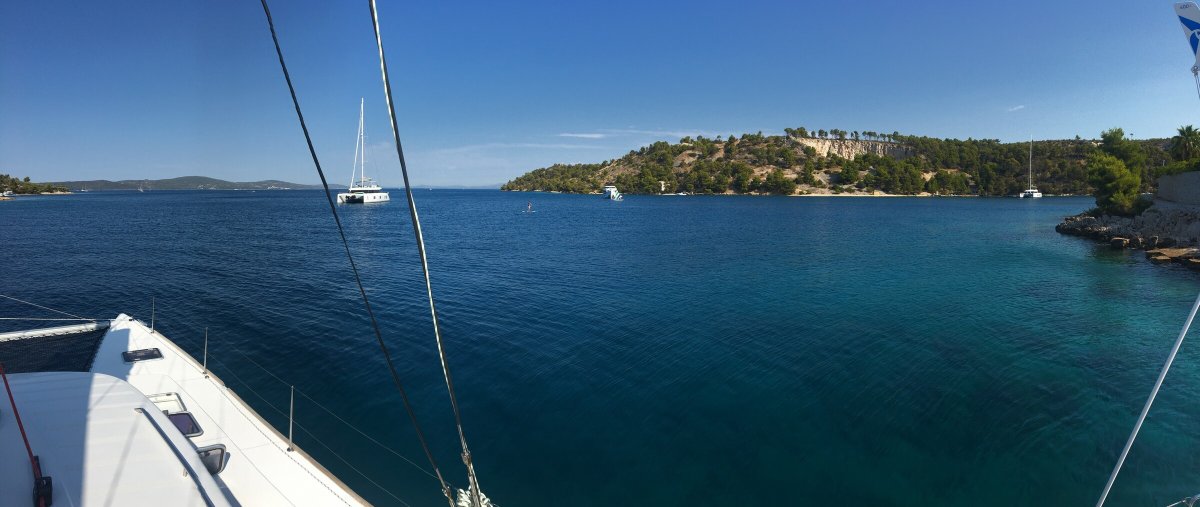 Curso de navegación en barco en la costa de Mallorca