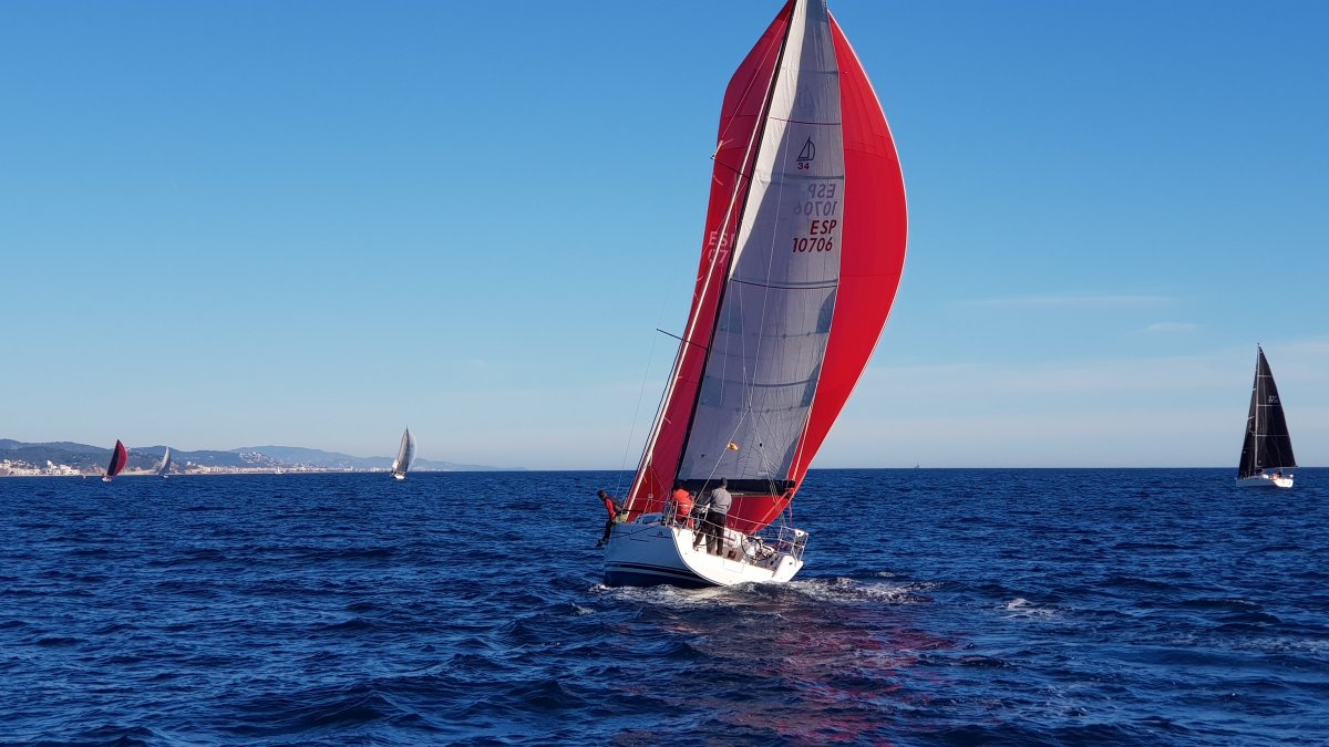 Imbarcazioni in gara nella Regata Golden Cup Badalona