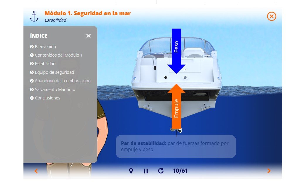 Boat navigation theory course online.