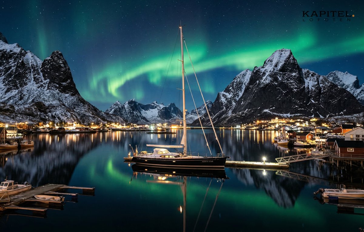 Esplora i fiordi di Lofoten su uno yacht di lusso.