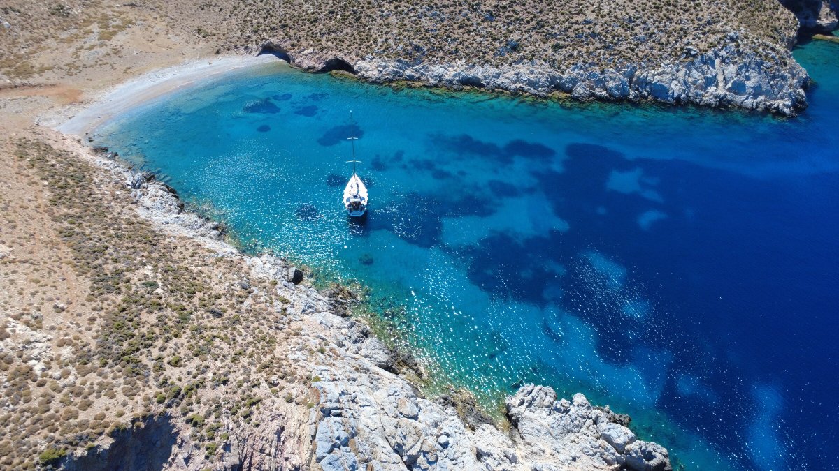 Skipper and chef on Aegean sailing trip