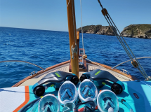 Viaje en llaüt eléctrico desde Puerto Portals