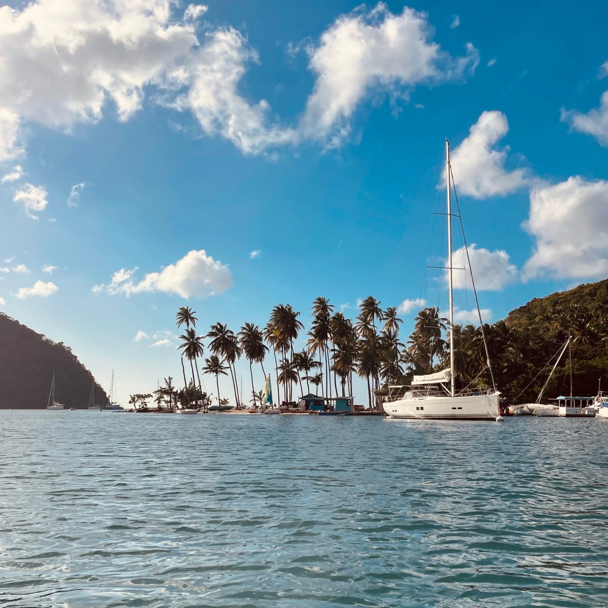 A sailing cruise across the Caribbean