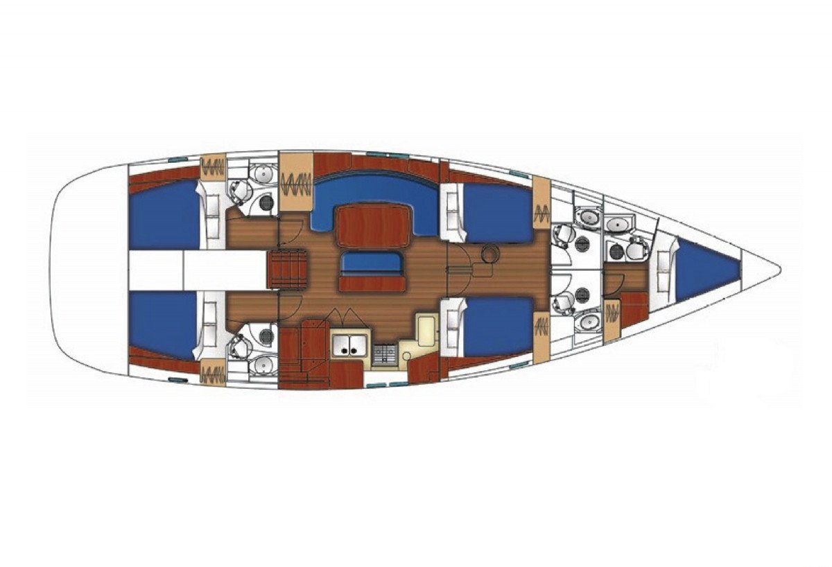Segelboot - Bénéteau - 5 {{i18n.baths}}