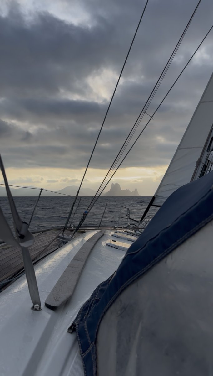 Navigation instructor on a boat