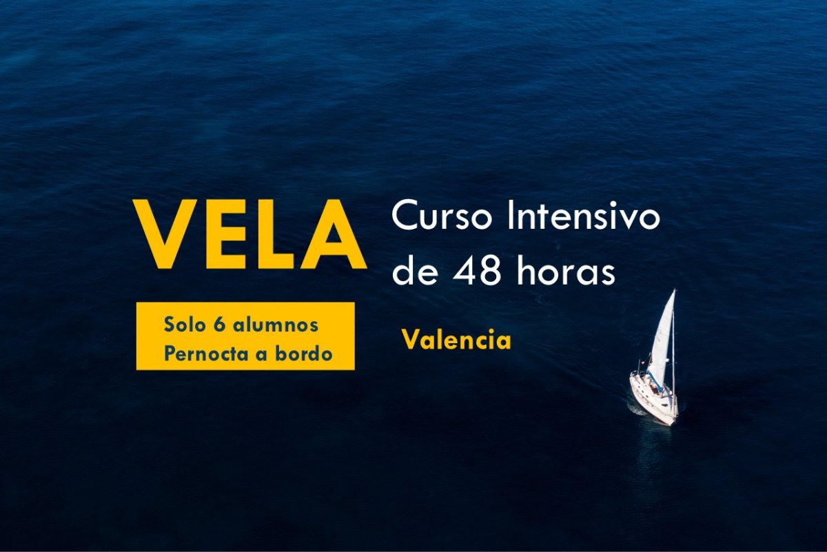 Vista del porto di Valencia con barche a vela
