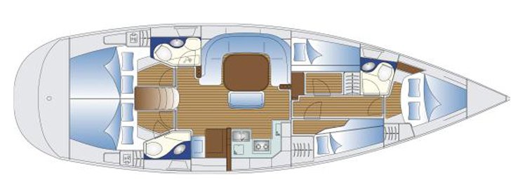 Cruise trip from Alicante to Sardinia via Balearic Islands, 550 miles.