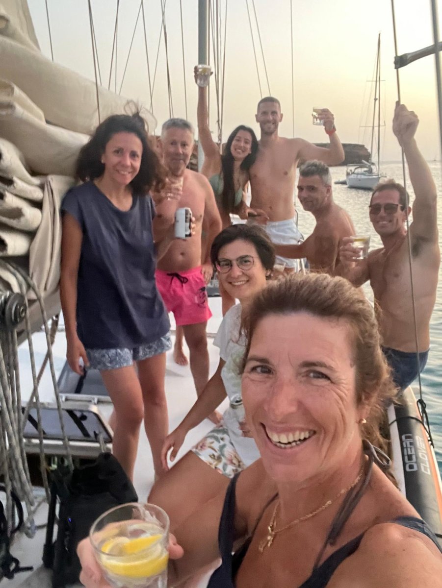 Traversata di navigazione nel Mediterraneo