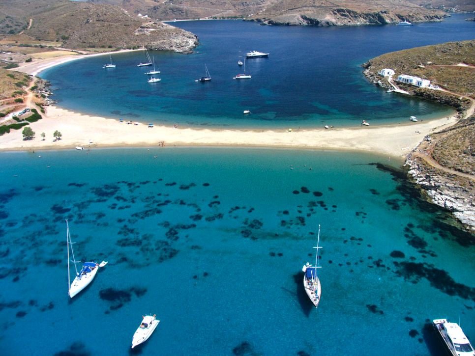 vacations in flotilla islands cyclades