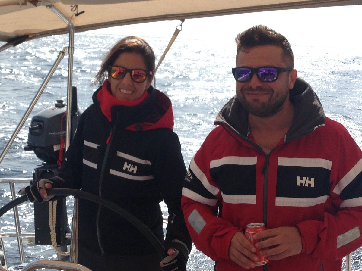 Participants learn to sail during Yacht Skipper and Captain Training