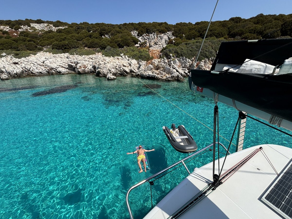 Genießen Sie den Blick auf die Sporadeninseln