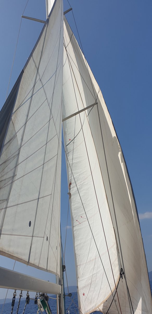 Sunset sail in the Gulf of Cagliari