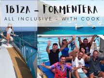 Navegando por las islas Baleares con una cocinera a bordo