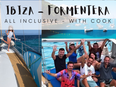 Segelwoche an Bord um Ibiza und Formentera – Mit Koch und Kapitän