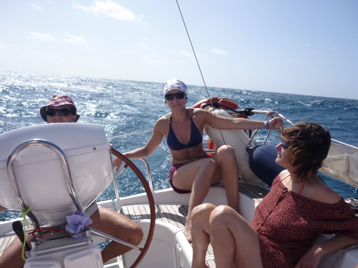 Vela nel Mar Mediterraneo