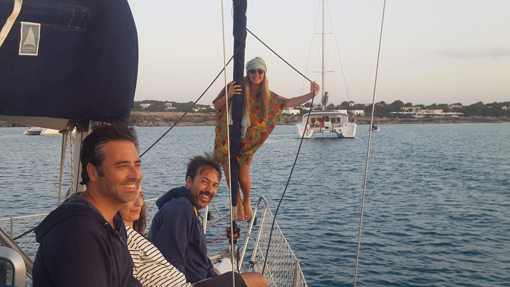 Alquiler de velero por Formentera