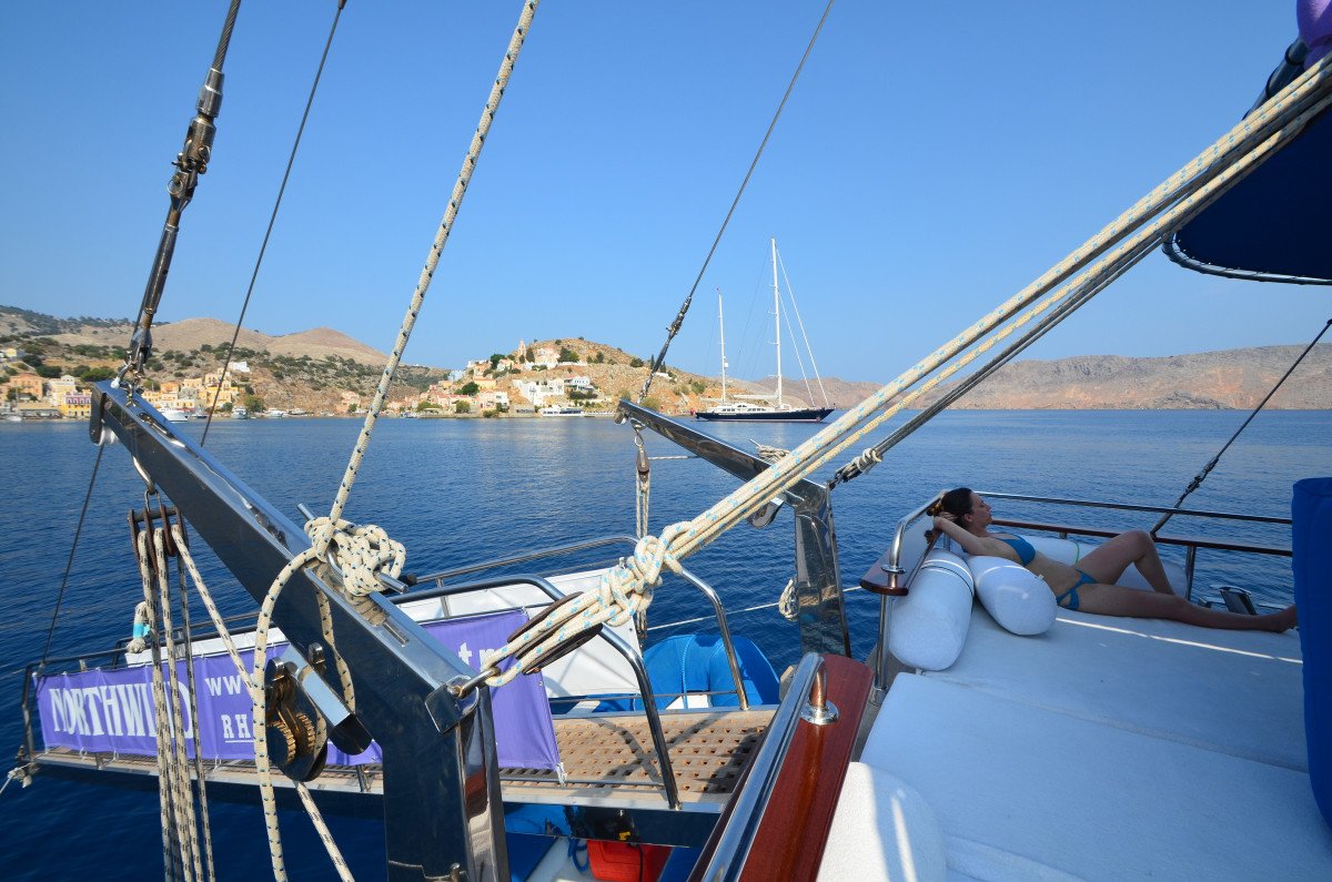 Viaje en barco por el Mar Egeo