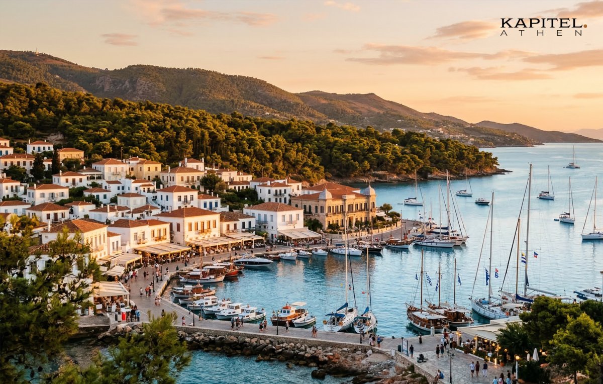 Sailboats in a beautiful bay