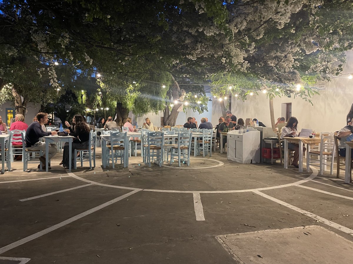 Curso de navegación en el Egeo