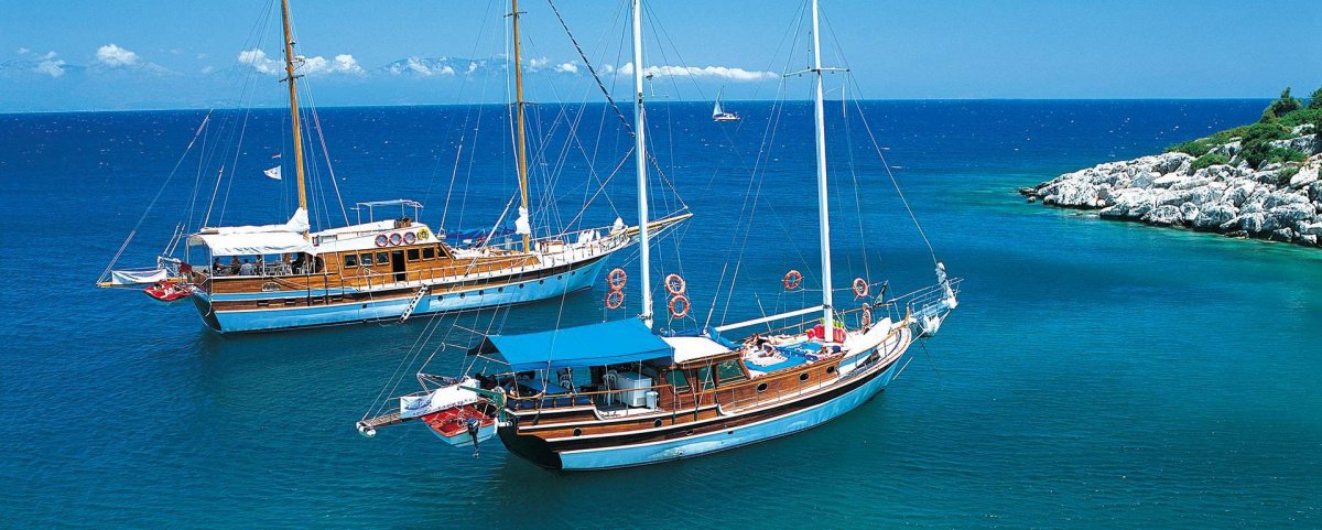 Gita in barca tradizionale da Antalya-Kemer con vera cucina turca