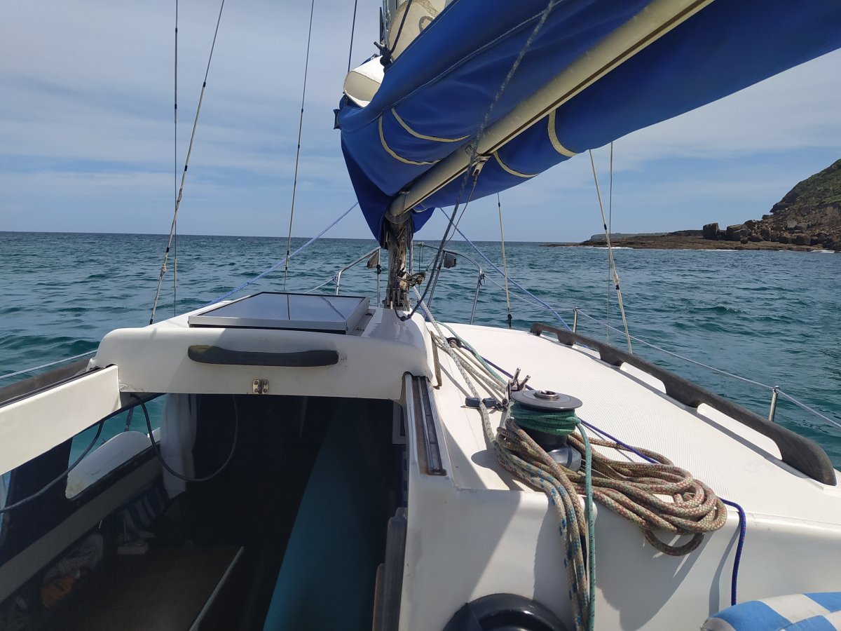 Boat trip along Santander coast