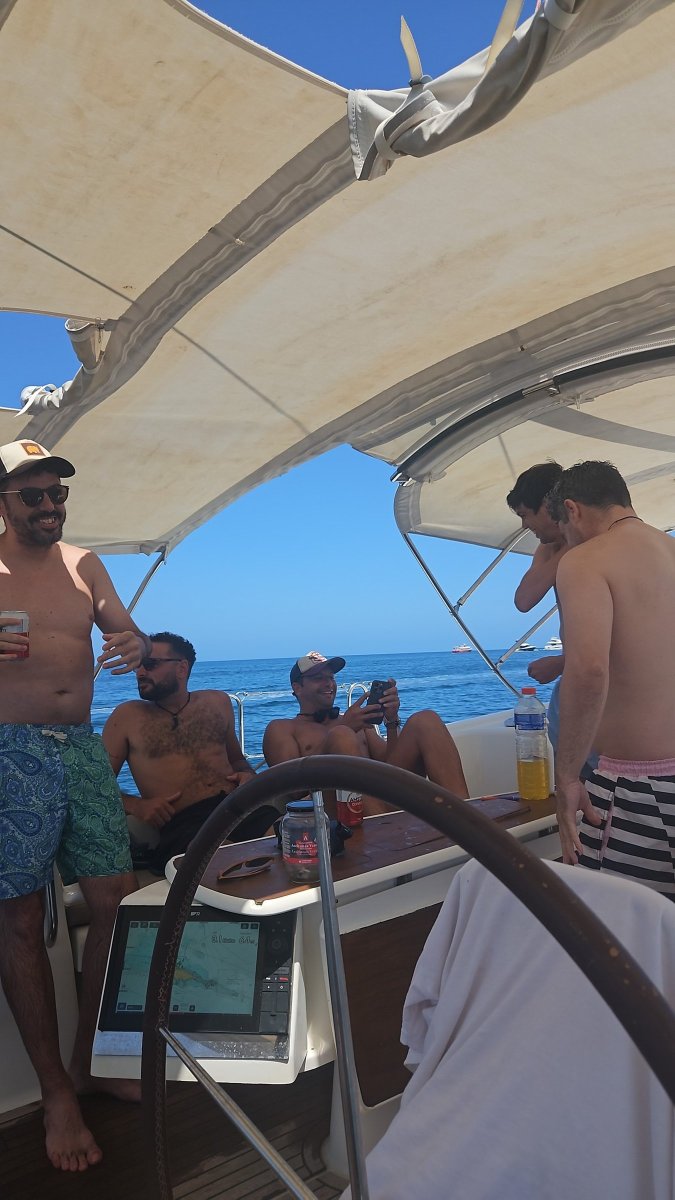 Sailors in the Christmas Regatta