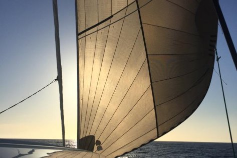 Katamaran Hochseesegeln: Etappe Mallorca - Malaga ( Benalmadena)