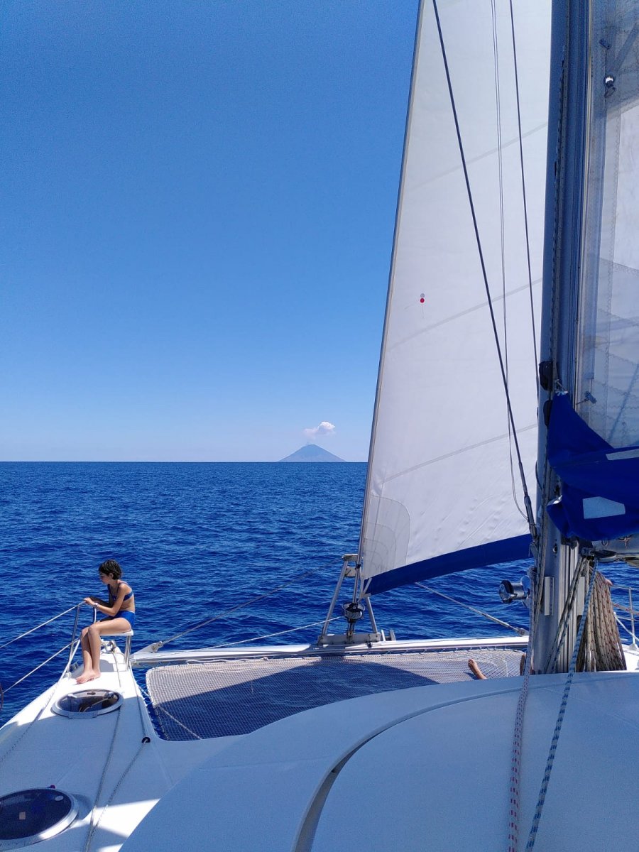 Experiencia en el golfo de Corinto y canal en mi catamarán