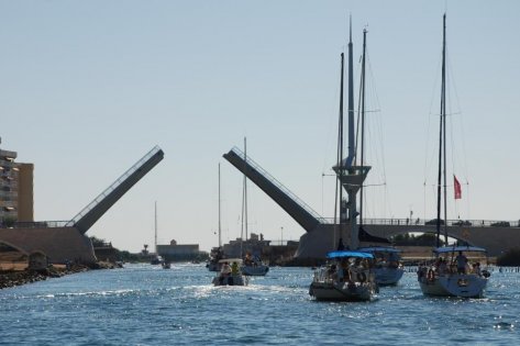 Prácticas de Motor y Radio PER en La Manga del Mar Menor
