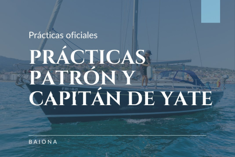 Prácticas Patrón y Capitán de Yate desde Baiona con maximo 5 alumnos por curso