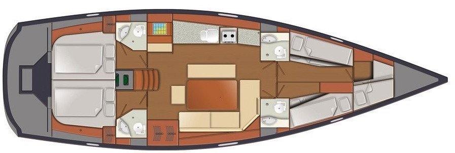 Sailboat - Delphia - 4 baths