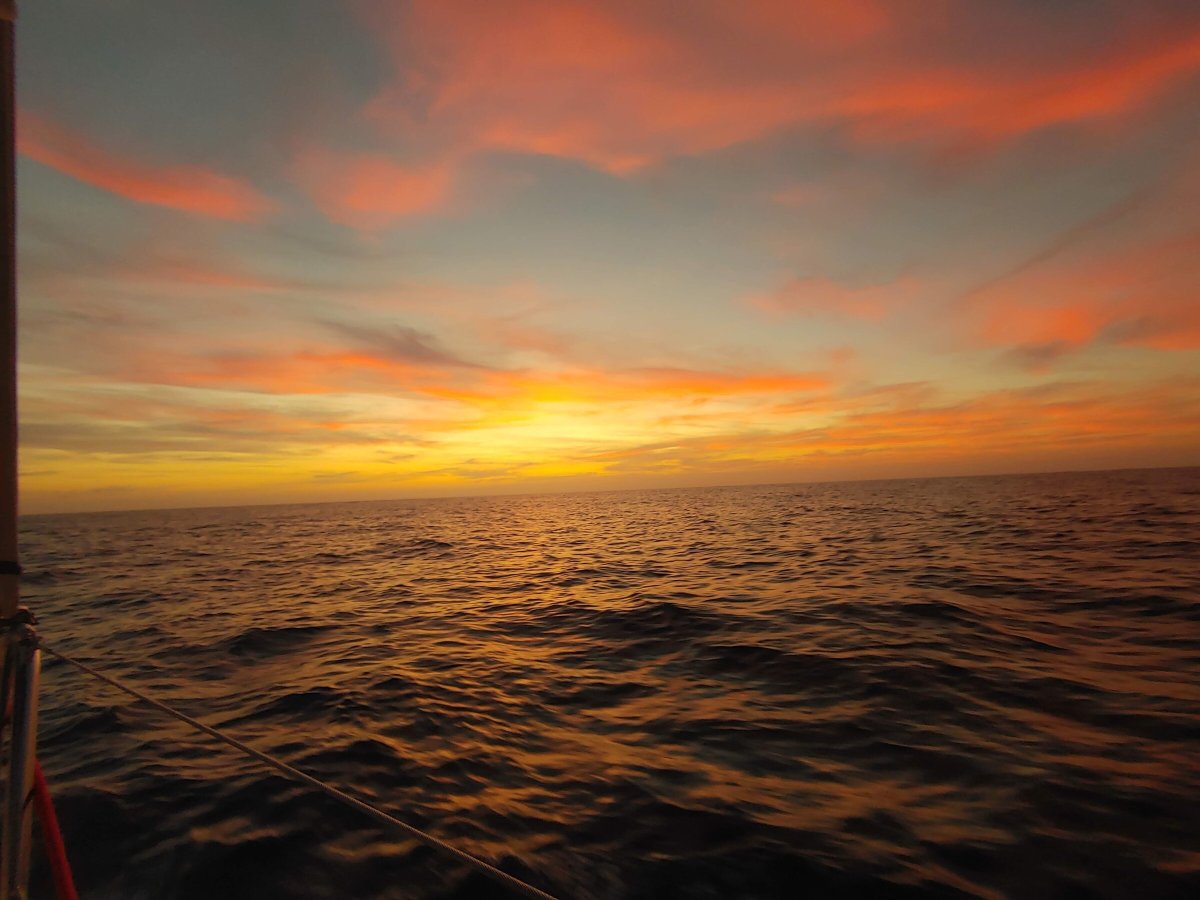 Schlafen an Bord des Segelbootes