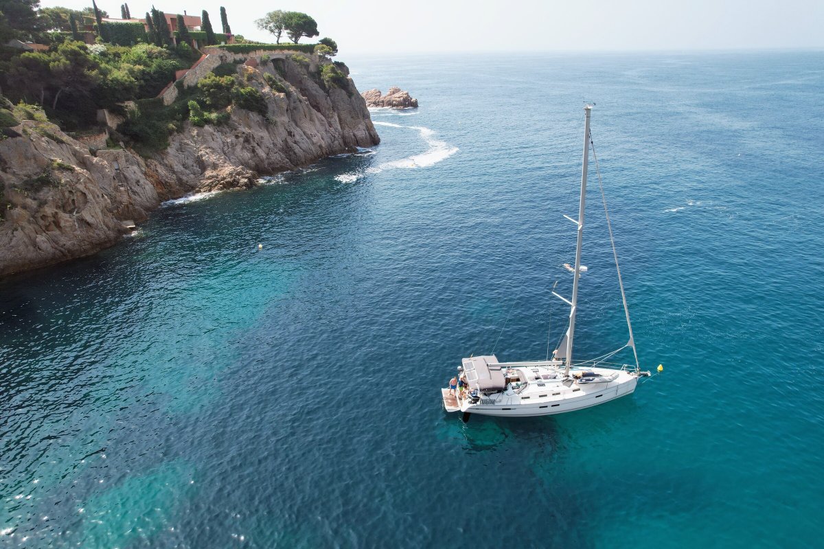 Viaje en barco por la Costa Brava